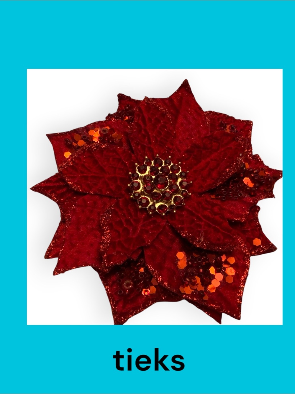 Tieks - One Poinsettia Flower